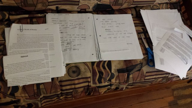 assembling a script for ROY'S WORLD